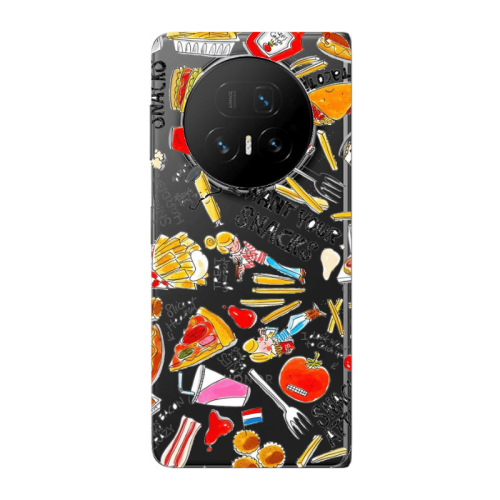 Honor Magic V5 Snack attack Transparent Silicone TPU Θήκη