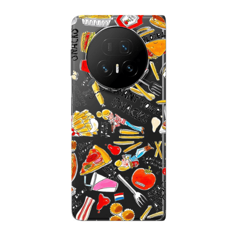 Honor Magic V5 Snack attack Transparent Silicone TPU Θήκη