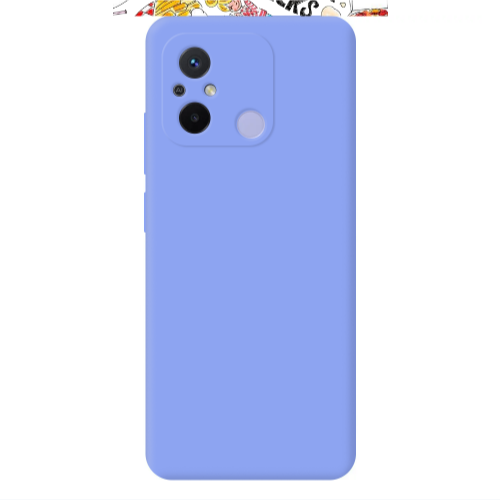 Xiaomi Redmi 12C Snack attack Light Purple Colored Silicone TPU Θήκη