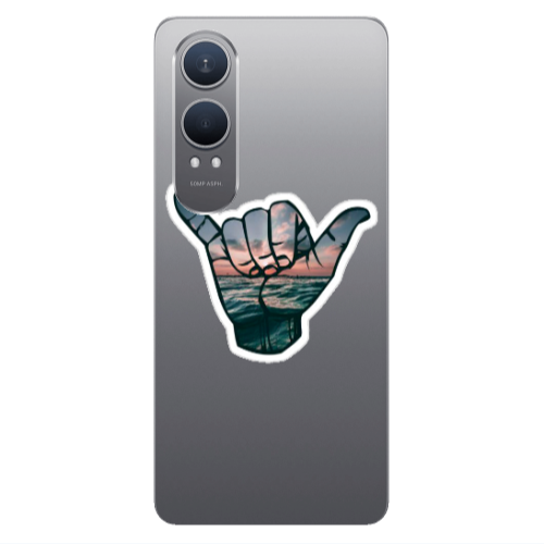 Oneplus Nord Ce 4 lite Hand Transparent Silicone TPU Θήκη