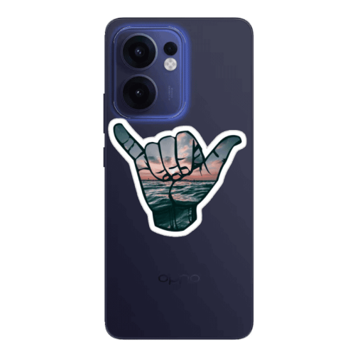 Oppo Reno13 FS Hand Transparent Silicone TPU Θήκη