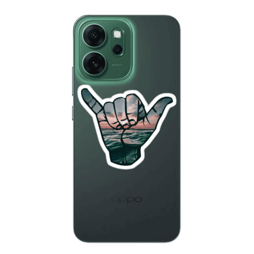 Oppo Reno 14 FS Hand Transparent Silicone TPU Θήκη