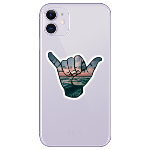 Apple iPhone 11  Hand Transparent Silicone TPU Θήκη