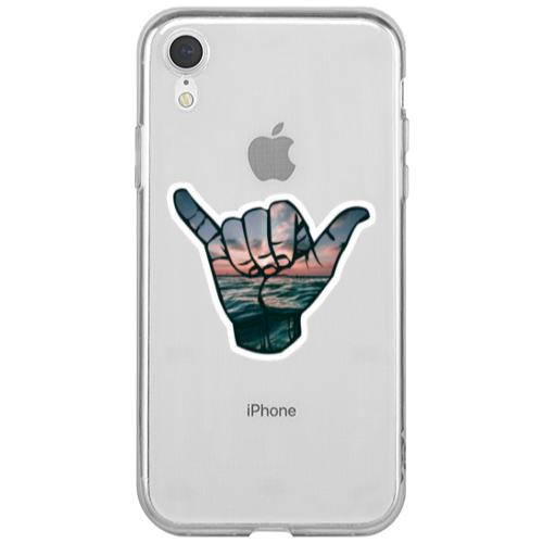 Apple iPhone Xr Hand Transparent Silicone TPU Θήκη