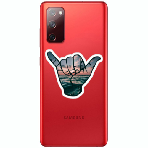 Samsung S20 FE Hand Transparent Silicone TPU Θήκη