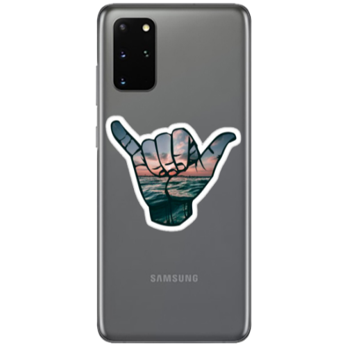 Samsung S20 Plus Hand Transparent Silicone TPU Θήκη