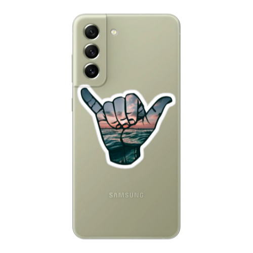 Samsung S22 Hand Transparent Silicone TPU Θήκη