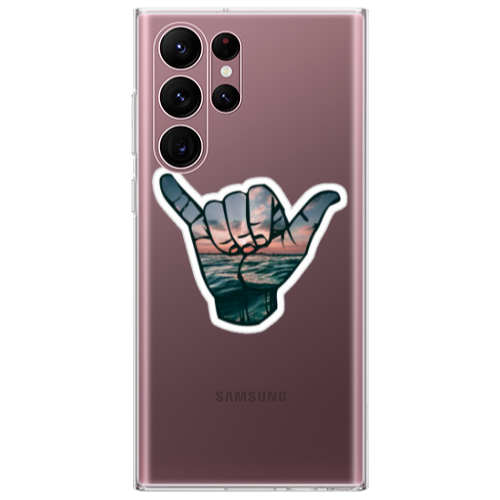 Samsung S22 Ultra Hand Transparent Silicone TPU Θήκη