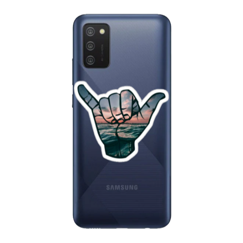 Samsung A03S Hand Transparent Silicone TPU Θήκη