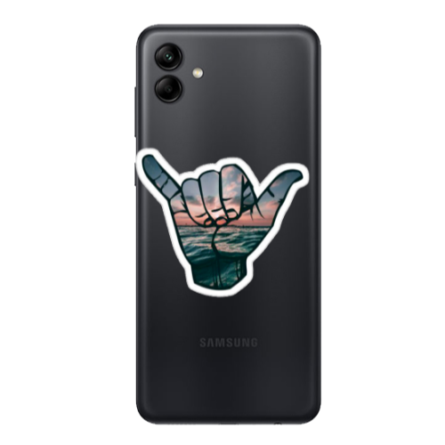 Samsung A04 Hand Transparent Silicone TPU Θήκη
