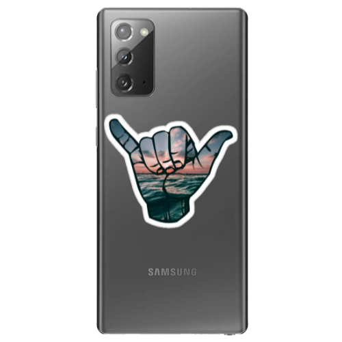 Samsung Note 20 Hand Transparent Silicone TPU Θήκη