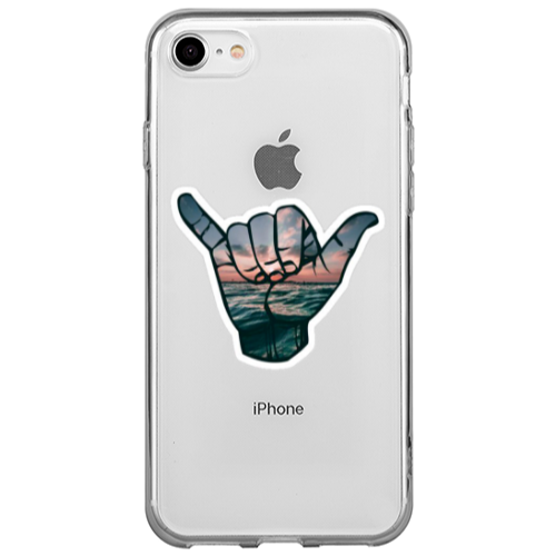 Apple iPhone SE 2020 Hand Transparent Silicone TPU Θήκη
