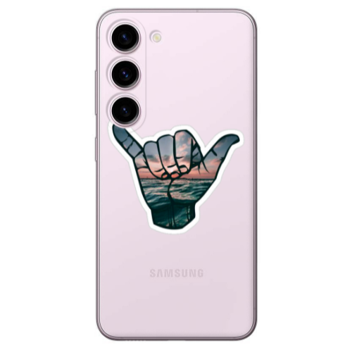 Samsung S23 Hand Transparent Silicone TPU Θήκη