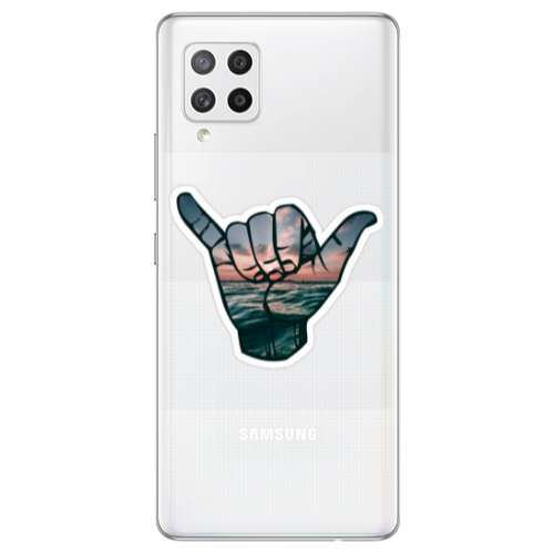Samsung A42 5G Hand Transparent Silicone TPU Θήκη