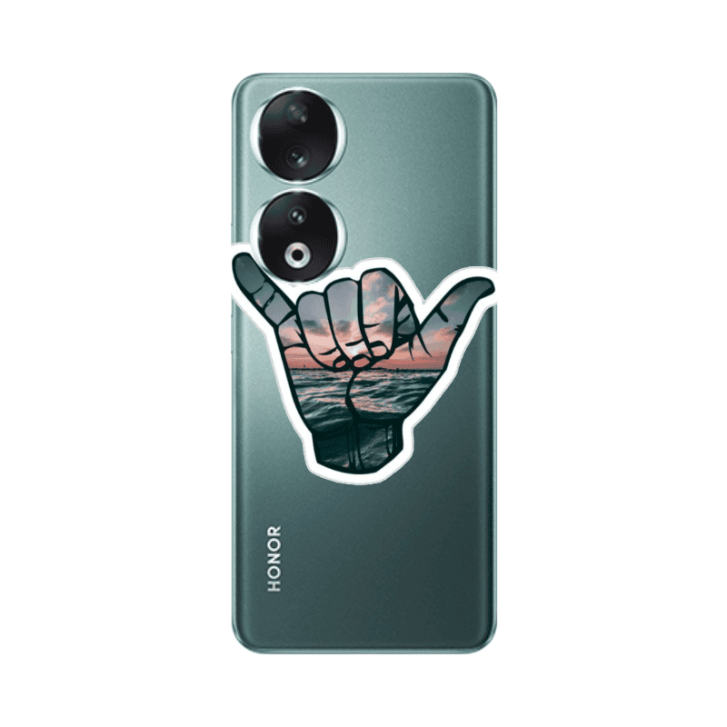 Honor 90 5G Hand Transparent Silicone TPU Θήκη