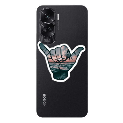 Honor 90 Lite 5G Hand Transparent Silicone TPU Θήκη