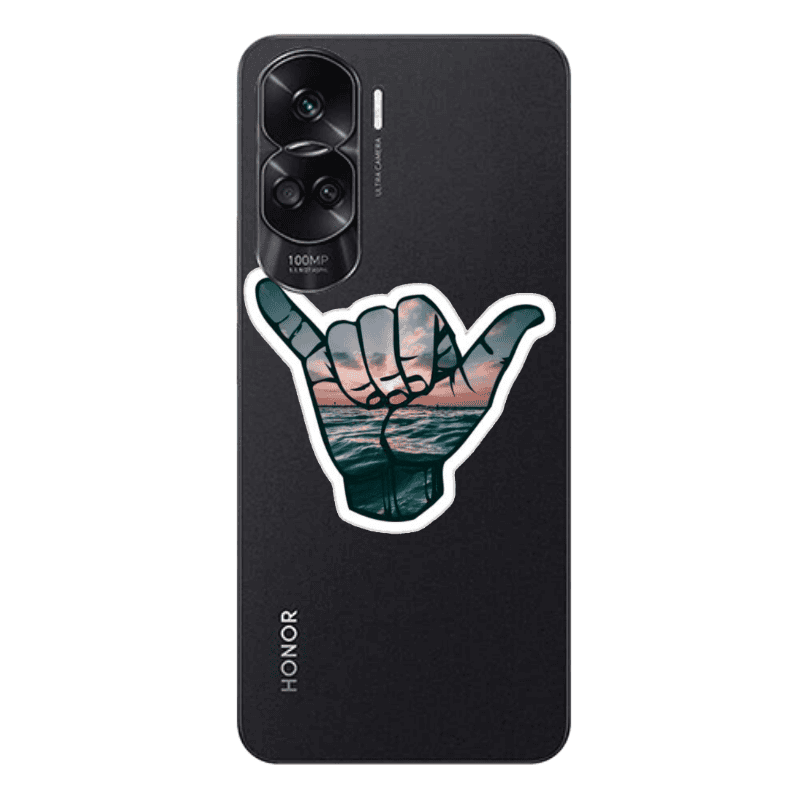 Honor 90 Lite 5G Hand Transparent Silicone TPU Θήκη