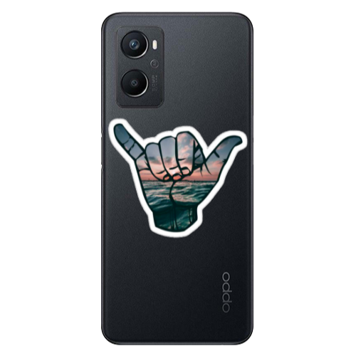 Oppo A 96 Hand Transparent Silicone TPU Θήκη
