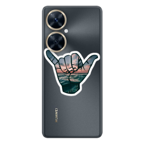Huawei Nova 11i Hand Transparent Silicone TPU Θήκη
