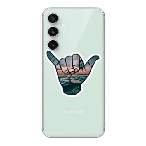 Samsung S24 Plus Hand Transparent Silicone TPU Θήκη