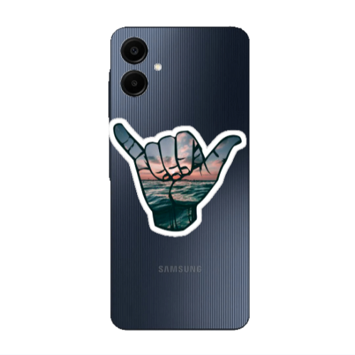Samsung A06 Hand Transparent Silicone TPU Θήκη