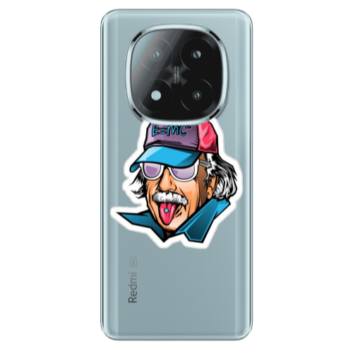 Xiaomi Redmi Note 14 Pro + 5g Einstein Transparent Silicone TPU Θήκη