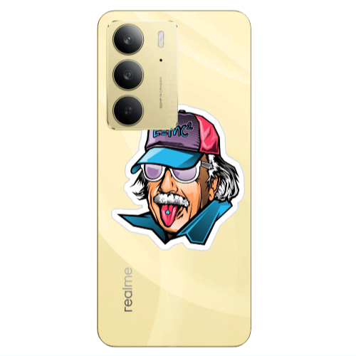 Realme C 75 Einstein Transparent Silicone TPU Θήκη