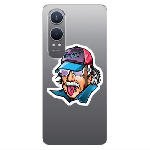 Oneplus Nord Ce 4 lite Einstein Transparent Silicone TPU Θήκη