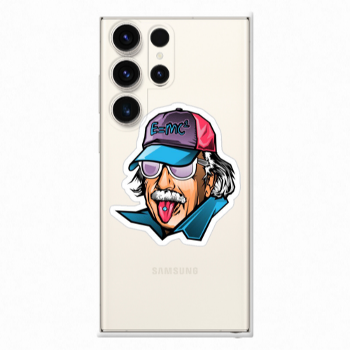 Samsung S25 Ultra Einstein Transparent Silicone TPU Θήκη