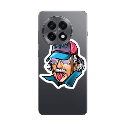 Oneplus 13 5G Einstein Transparent Silicone TPU Θήκη