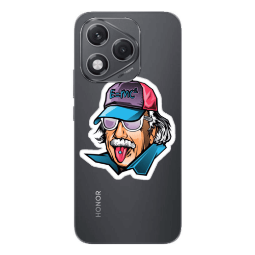 Honor 400 Lite Einstein Transparent Silicone TPU Θήκη
