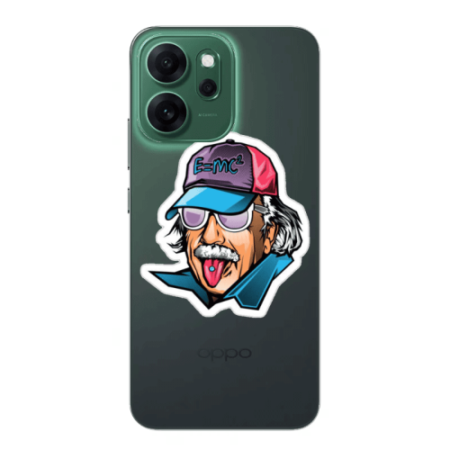 Oppo 14 F Einstein Transparent Silicone TPU Θήκη