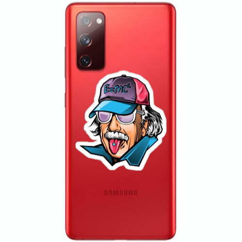 Samsung S20 FE Einstein Transparent Silicone TPU Θήκη
