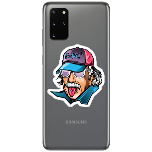 Samsung S20 Plus Einstein Transparent Silicone TPU Θήκη