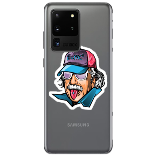 Samsung S20 Ultra Einstein Transparent Silicone TPU Θήκη