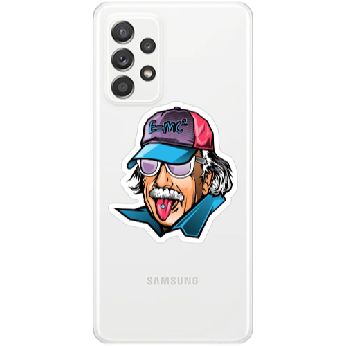 Samsung A53 Einstein Transparent Silicone TPU Θήκη