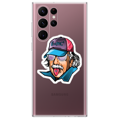 Samsung S22 Ultra Einstein Transparent Silicone TPU Θήκη