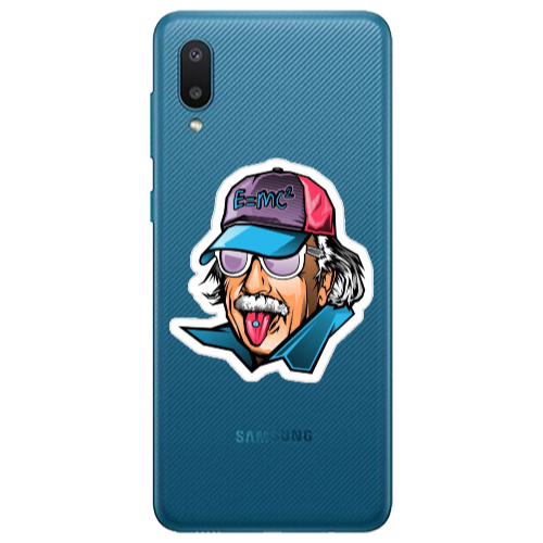 Samsung A02 Einstein Transparent Silicone TPU Θήκη