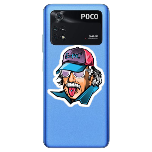 Xiaomi Poco M4 Pro 4G Einstein Transparent Silicone TPU Θήκη