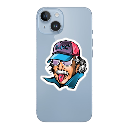 Apple iPhone 14  Einstein Transparent Silicone TPU Θήκη