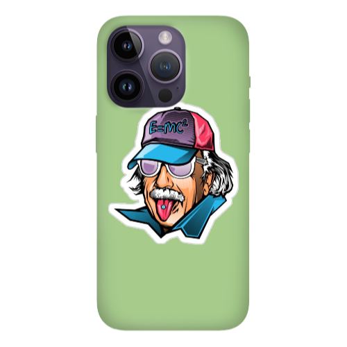 Apple iPhone 14 Pro Max Einstein Light Green Colored Silicone TPU Θήκη