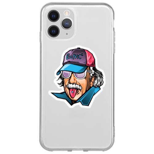 Apple iPhone 13 Pro Einstein Transparent Silicone TPU Θήκη