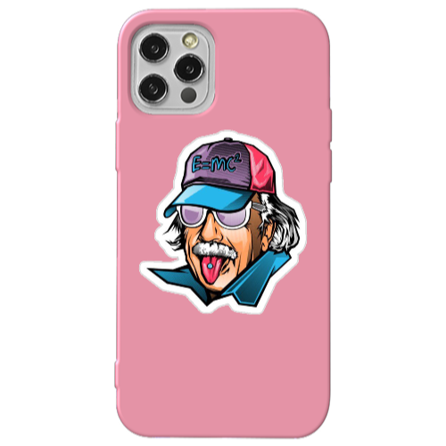 Apple iPhone 13 Pro Einstein Pink Colored Silicone TPU Θήκη