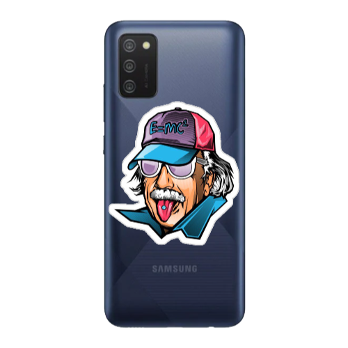 Samsung A03S Einstein Transparent Silicone TPU Θήκη