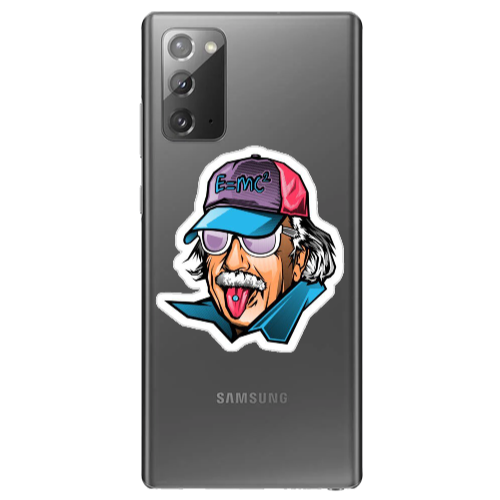 Samsung Note 20 Einstein Transparent Silicone TPU Θήκη