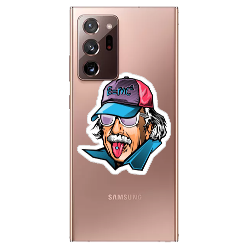Samsung Note 20 Ultra Einstein Transparent Silicone TPU Θήκη