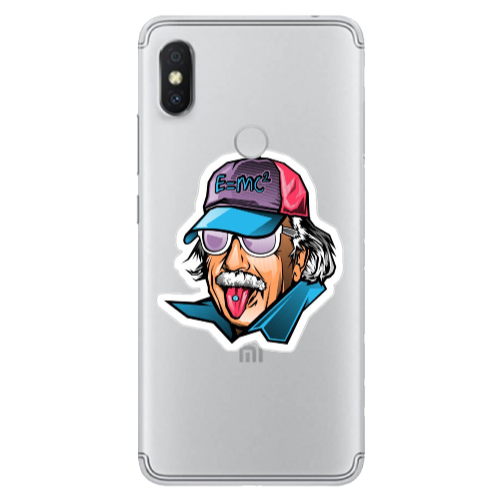 Xiaomi Redmi S2 Einstein Transparent Silicone TPU Θήκη