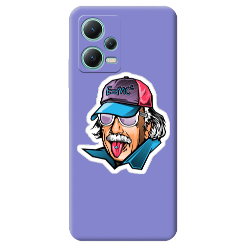Xiaomi Redmi Note 12 Pro 5G Einstein Purple Colored Silicone TPU Θήκη