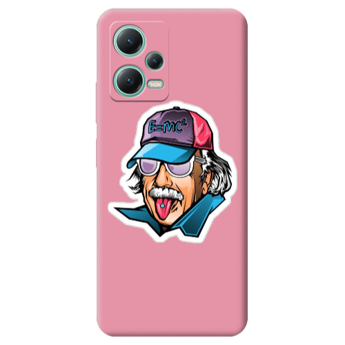 Xiaomi Redmi Note 12 Pro 5G Einstein Pink Colored Silicone TPU Θήκη
