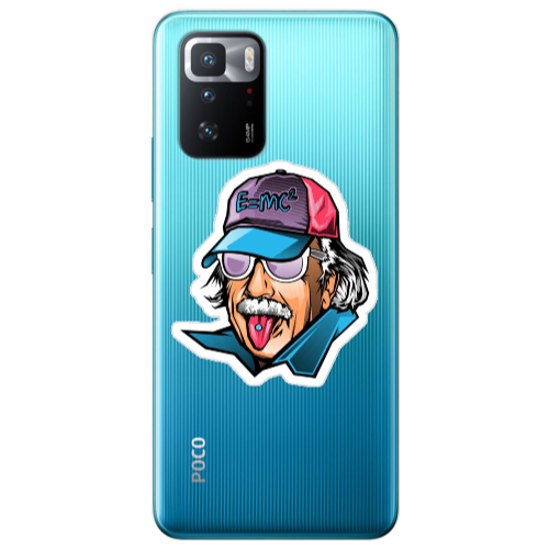 Xiaomi Poco X3 GT Einstein Transparent Silicone TPU Θήκη